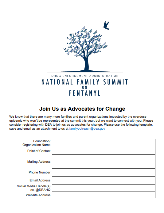 DEA Family Summit Advocate For Change