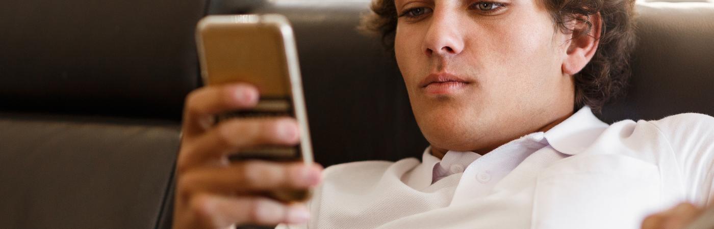 teen on cell phone