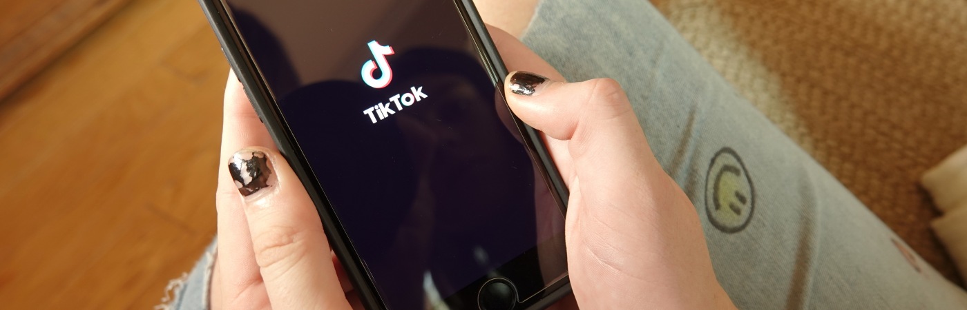 Smartphone with TikTok