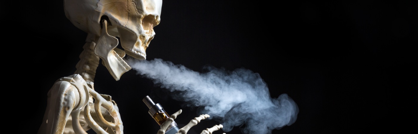 Skeleton vaping