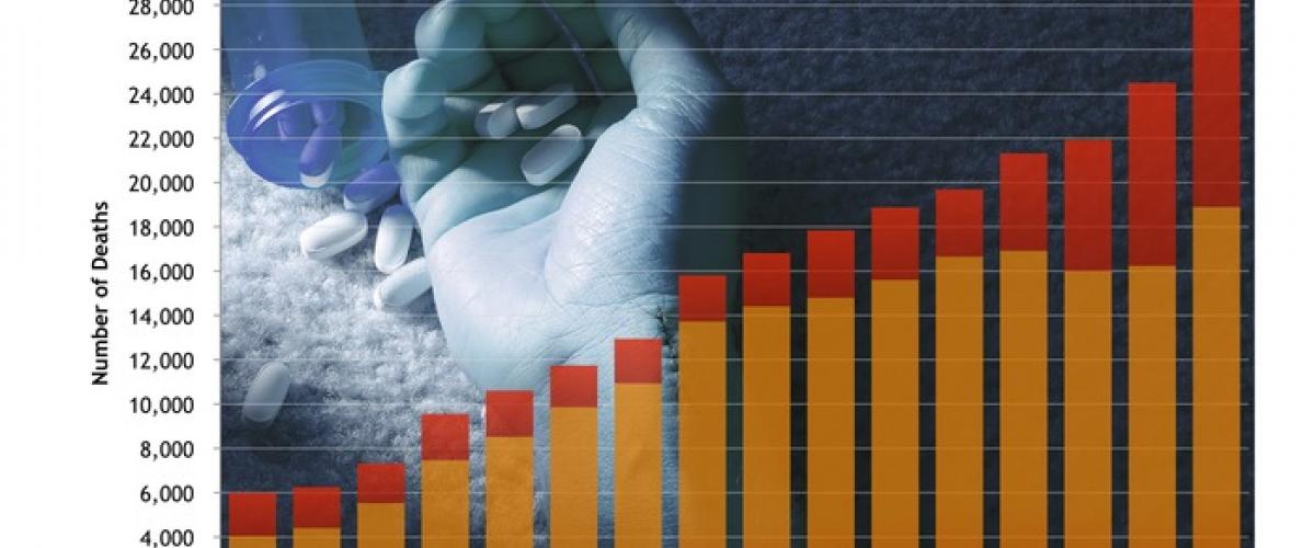 drug poisoning deaths involving opioids, 1999-2014