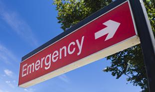 emergency room sign