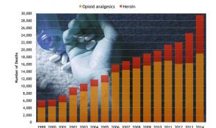 drug poisoning deaths involving opioids, 1999-2014