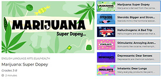 marijuana lesson graphic