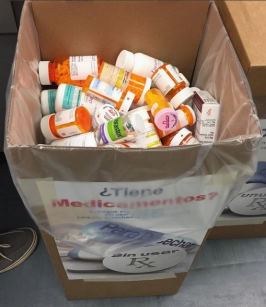 Take Back Day photo of box full of medicine